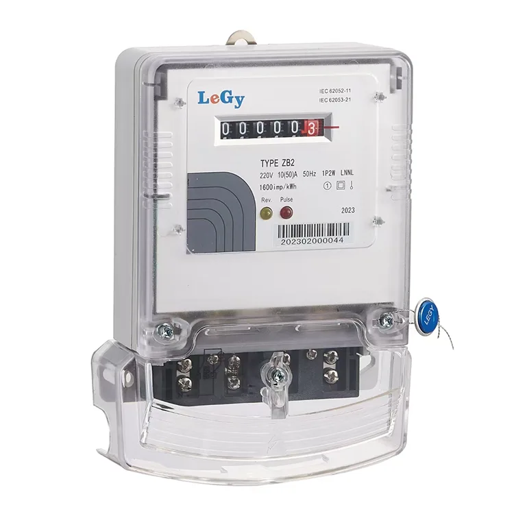 ஒற்றை கட்ட எலக்ட்ரானிக் kWh ஆற்றல் மீட்டர்