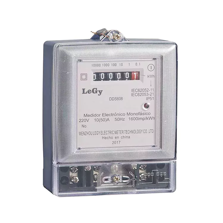 ஒற்றை கட்ட RS485 ஸ்மார்ட் எனர்ஜி மீட்டர்